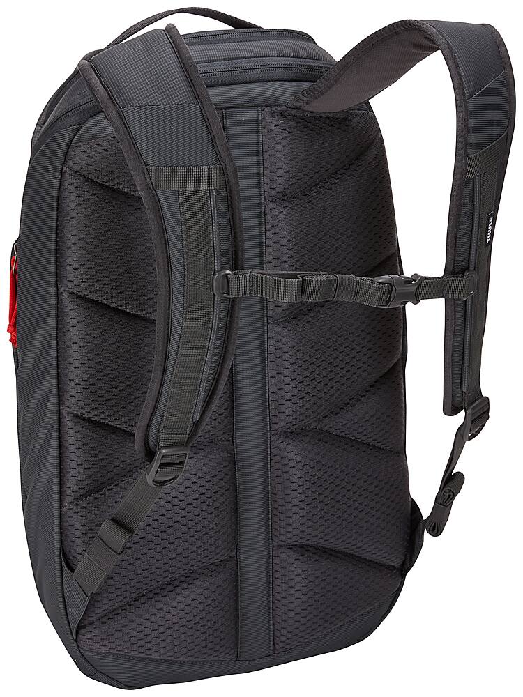 Left View: Thule - EnRoute Backpack 23L, holds up to a 15.6" laptop - Asphalt