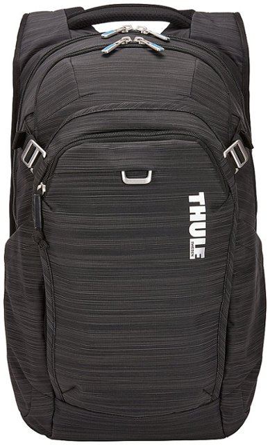 Front Zoom. Thule - Construct Backpack for 15.6" laptop and 10.1" table - Black.