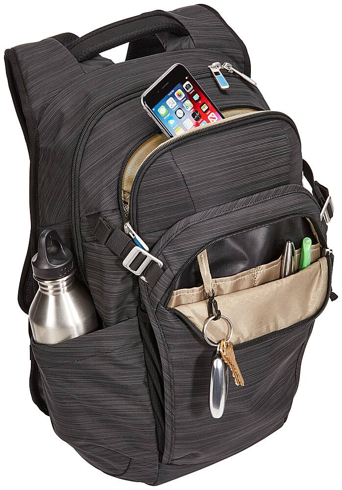 Alt View 11. Thule - Construct Backpack for 15.6" laptop and 10.1" table - Black.