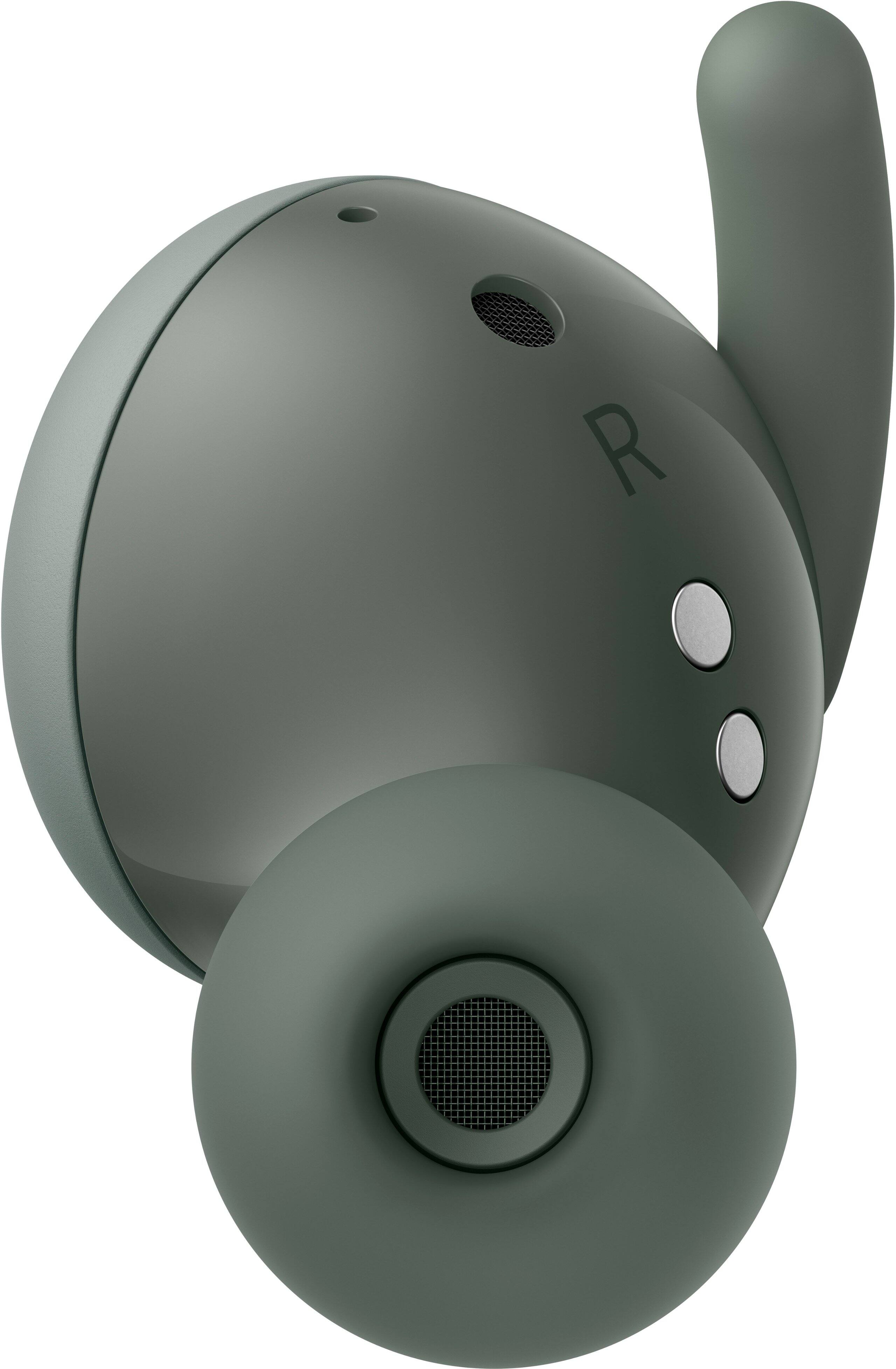 Alt View 15. Google - Geek Squad Certified Refurbished Pixel Buds A-Series True Wireless In-Ear Headphones - Olive.