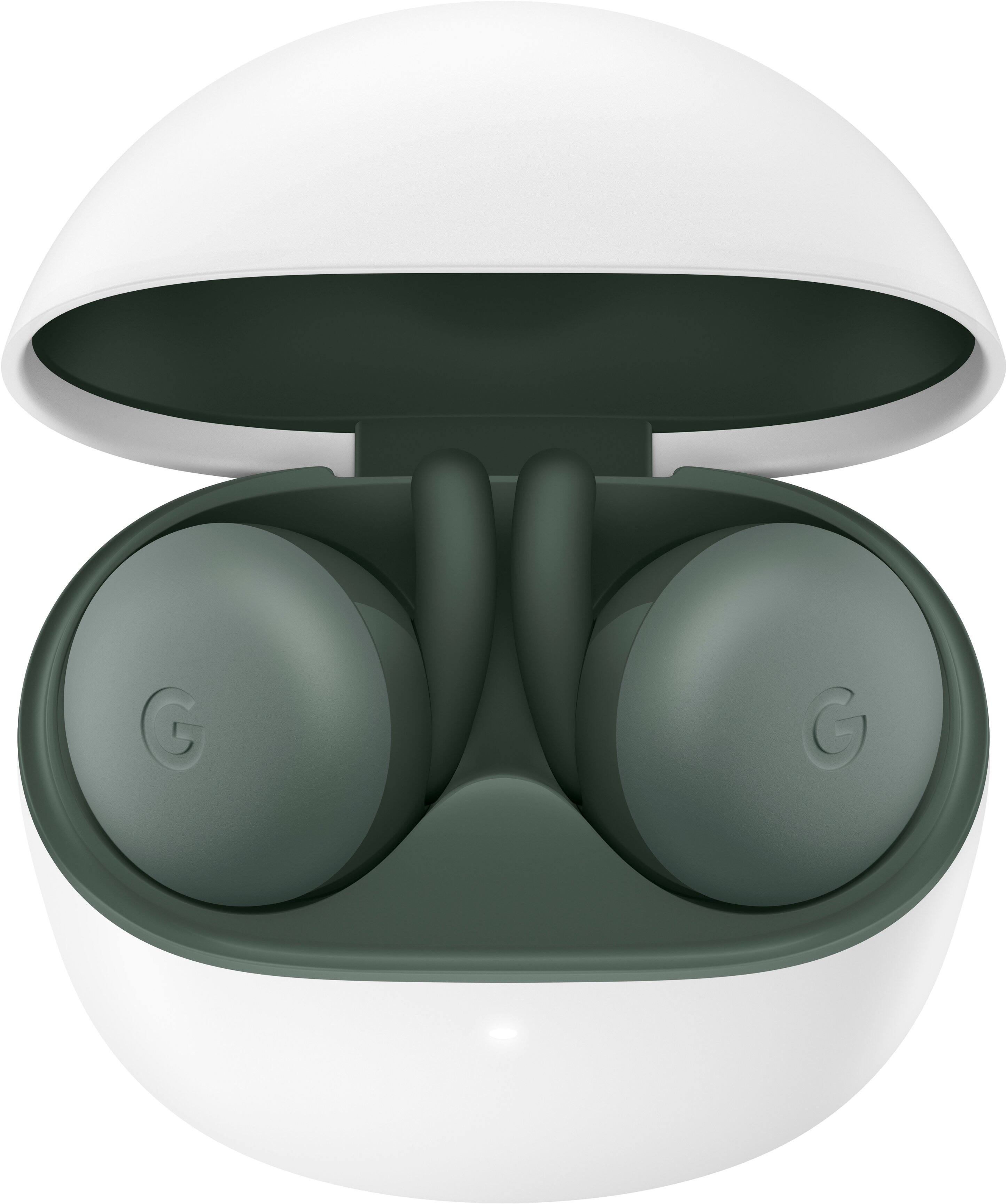 Alt View 17. Google - Geek Squad Certified Refurbished Pixel Buds A-Series True Wireless In-Ear Headphones - Olive.