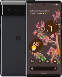Google - Pixel 6 128GB - Stormy Black (Verizon) - Front_Zoom