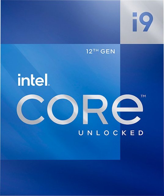 Front. Intel - Core i9-12900K Desktop Processor 16 (8P+8E) Cores up to 5.2 GHz Unlocked  LGA1700 600 Series Chipset 125W - Grey/Black/Gold.