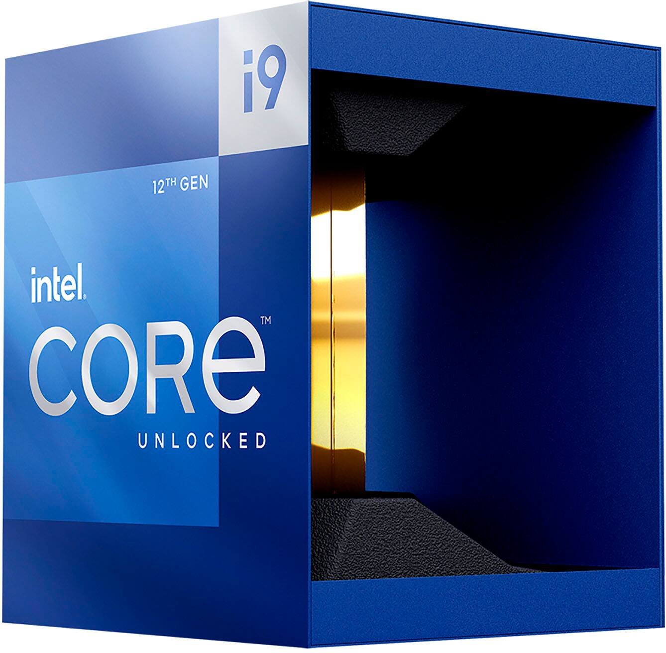 Alt View 1. Intel - Core i9-12900K Desktop Processor 16 (8P+8E) Cores up to 5.2 GHz Unlocked  LGA1700 600 Series Chipset 125W - Grey/Black/Gold.