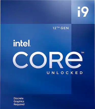 Front. Intel - Core i9-12900KF Desktop Processor 16 (8P+8E) Cores up to 5.2 GHz Unlocked LGA1700 600 Series Chipset 125W.