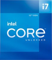 Intel - Core i7-12700K Desktop Processor 12 (8P+4E) Cores up to 5.0 GHz Unlocked  LGA1700 600 Series Chipset 125W - Grey/Black/Gold - Front_Zoom