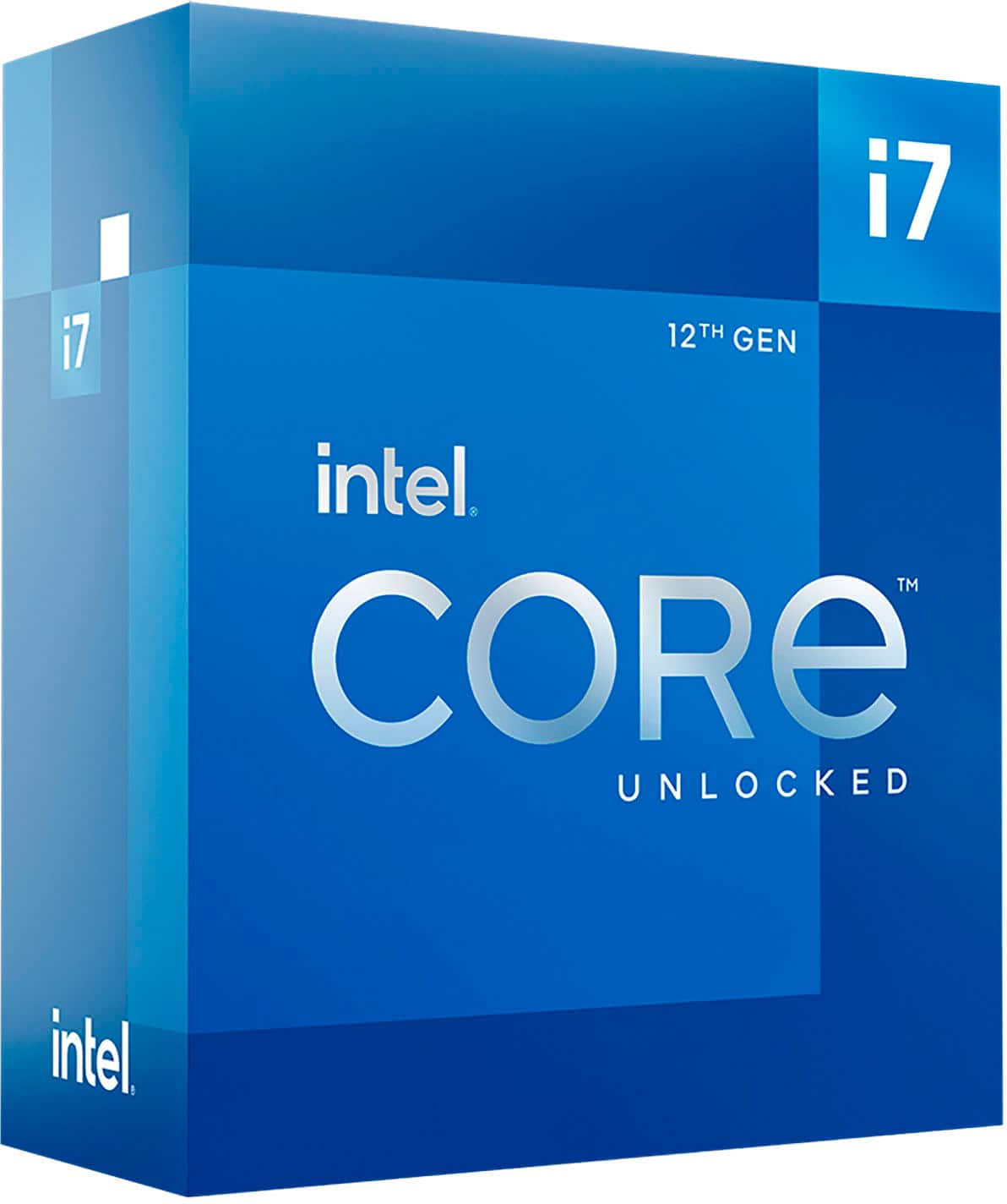 Alt View 1. Intel - Core i7-12700K Desktop Processor 12 (8P+4E) Cores up to 5.0 GHz Unlocked LGA1700 600 Series Chipset 125W - Grey/Black/Gold.