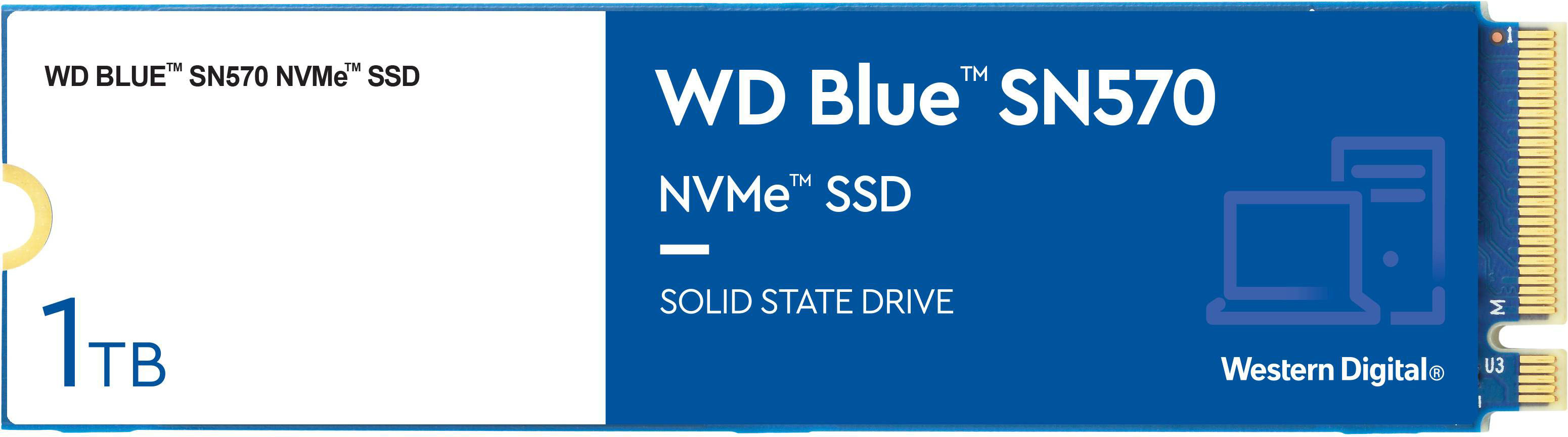 Blæse elasticitet kvælende WD Blue SN570 1TB Internal SSD PCIe Gen 3 x4 WDBB9E0010BNC-WRSN - Best Buy