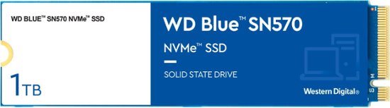 WD Blue SN570 1TB Internal SSD PCIe Gen 3 x4 WDBB9E0010BNC-WRSN ...
