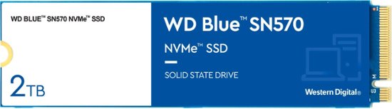 WD – Blue SN570 2TB Internal SSD PCIe Gen 3 x4