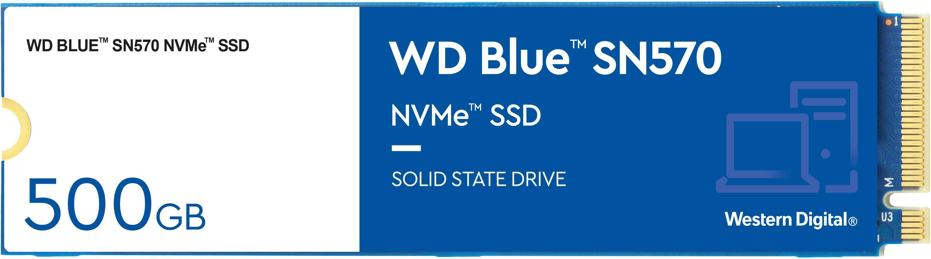 Trafik Havanemone Skyldig WD Blue SN570 500GB Internal SSD PCIe Gen 3 x4 WDBB9E5000ANC-WRSN - Best Buy