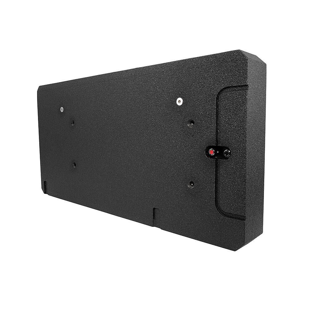Alt View 20. AudioControl - 12” Single-Voice-Coil 2-Ohm Loaded Subwoofer Enclosure - Black.