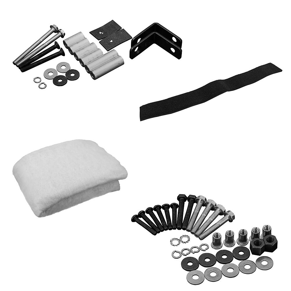 Alt View 21. AudioControl - 12” Single-Voice-Coil 2-Ohm Loaded Subwoofer Enclosure - Black.