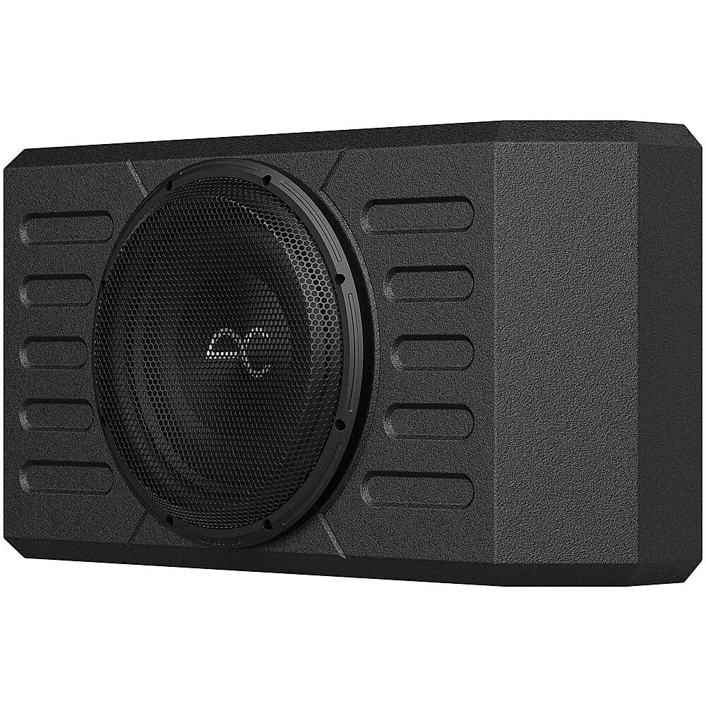 Alt View 14. AudioControl - 12” Single-Voice-Coil 2-Ohm Loaded Subwoofer Enclosure - Black.