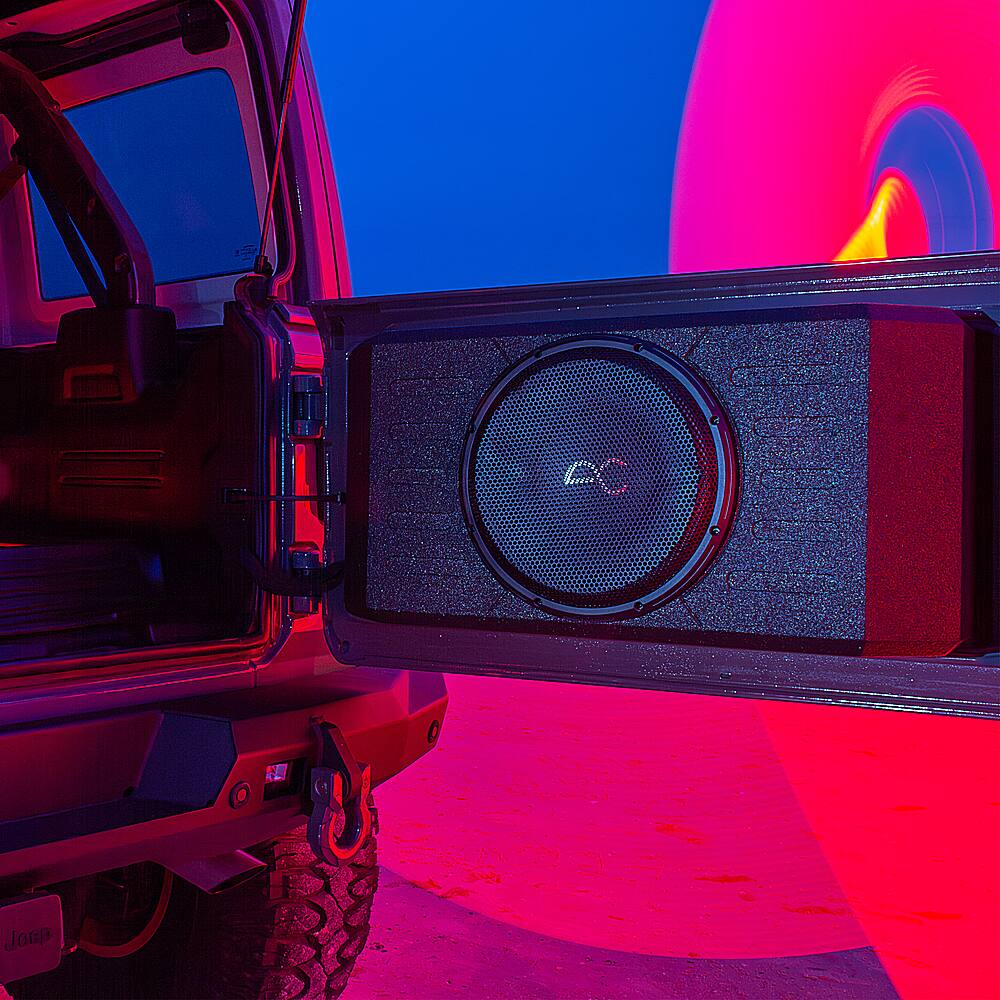 Alt View 40. AudioControl - 12” Single-Voice-Coil 2-Ohm Loaded Subwoofer Enclosure - Black.