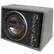 Angle. Phoenix Gold - Z 10” Active Loaded Subwoofer Enclosure with Integrated 160W Amplifier - Black/Charcoal.