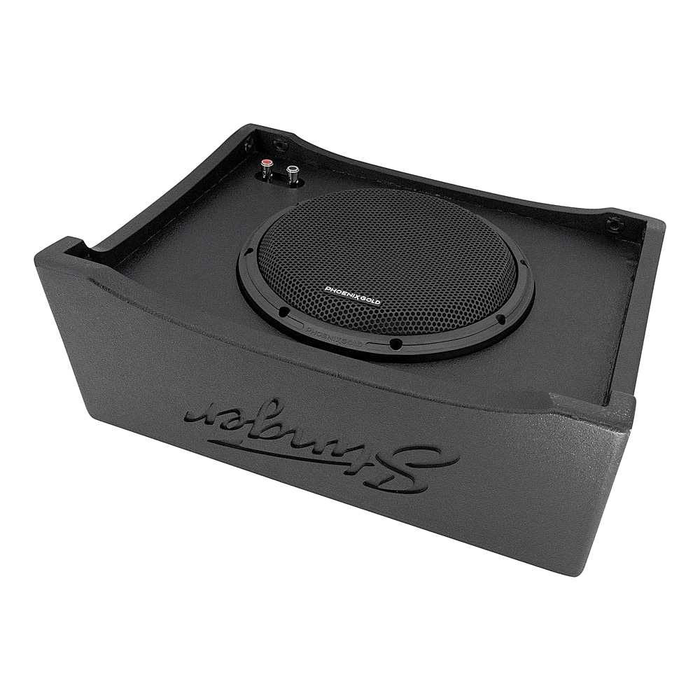 Phoenix Gold – 10” Dual-Voice-Coil 2-Ohm Loaded Subwoofer Enclosure – Black Sansujyuku sansujyuku.com