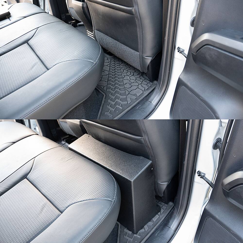 Alt View 25. AudioControl - 10” Single-Voice-Coil 2-Ohm Loaded Subwoofer Enclosure - Black.