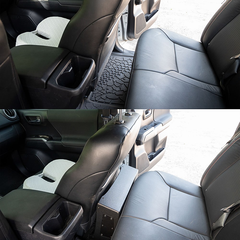 Alt View 28. AudioControl - 10” Single-Voice-Coil 2-Ohm Loaded Subwoofer Enclosure - Black.