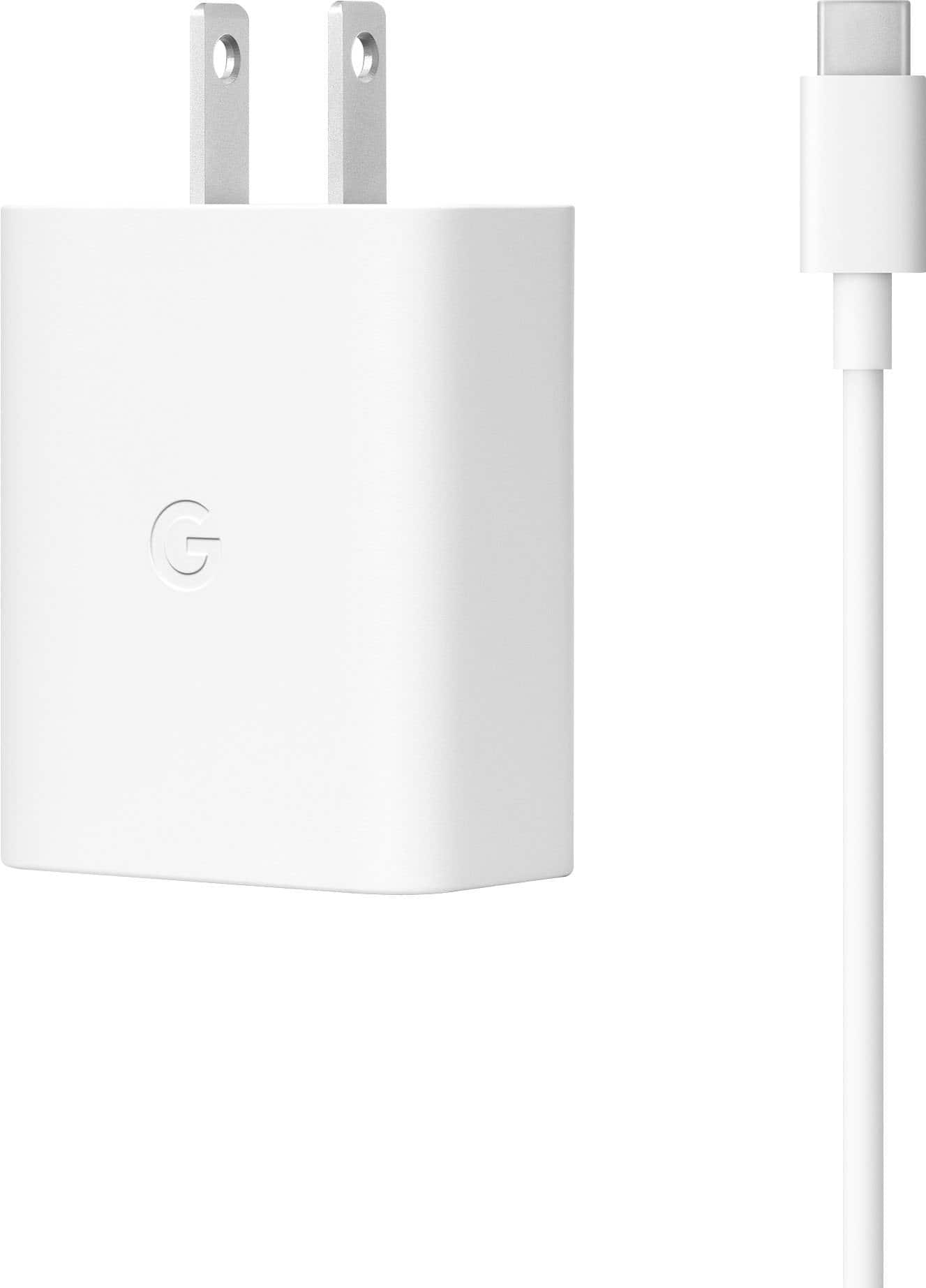 Google - 30W USB-C Charger and Cable - Clearly White