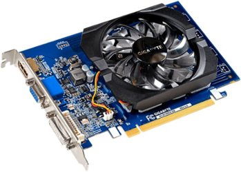 GIGABYTE - NVIDIA GeForce GT 730 2GB PCI Express 2.0 Graphics Card - Front_Zoom