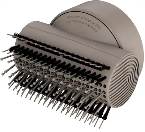 Angle. Shark - IQ Styling Brush Attachment for HyperAIR Hair Dryers | Hair Styling Tools | For All Hair Types - Stone.