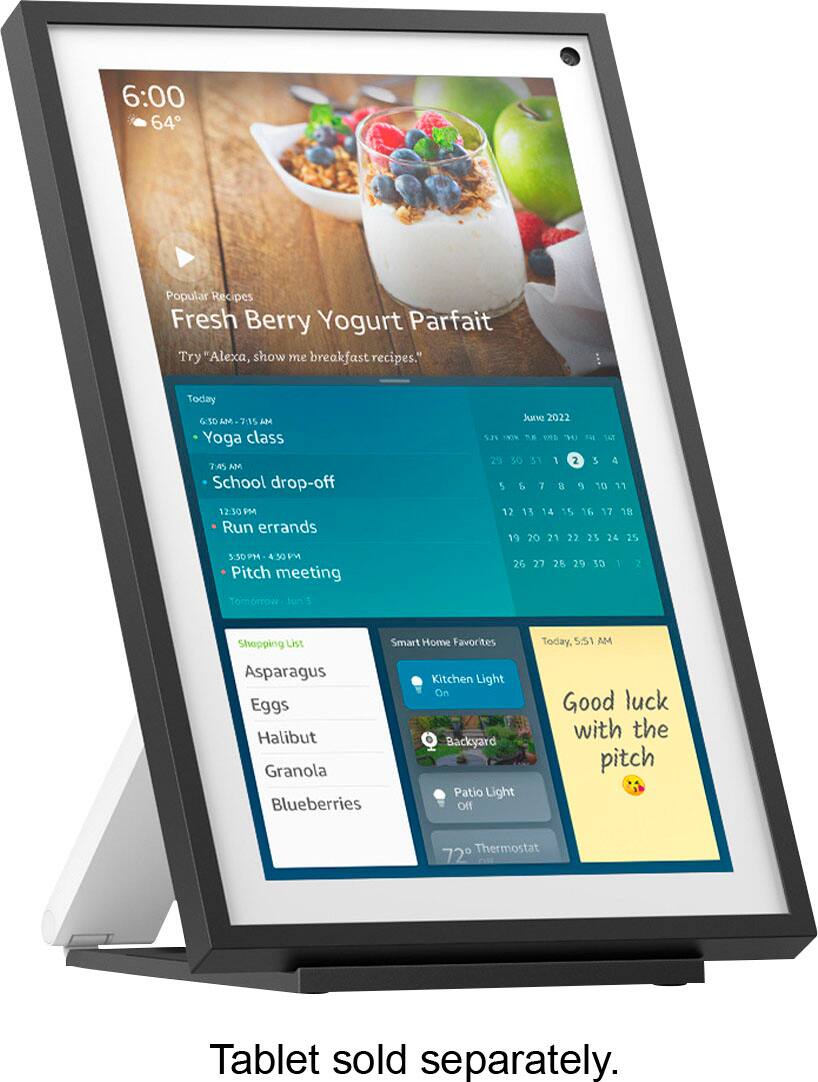 Alt View 14. Sanus - Echo Show 15 Tilt Stand - White.