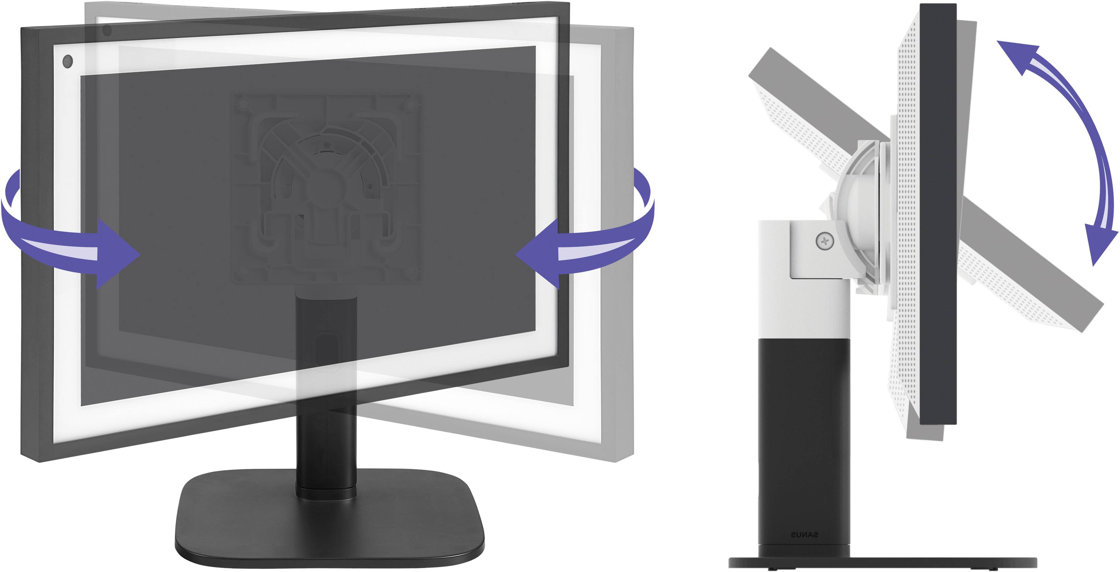 Sanus Echo Show 15 Tilt And Swivel Stand Black At Best Buy Find 