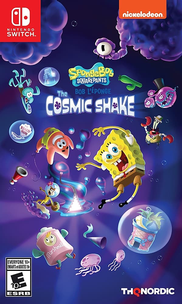 SpongeBob SquarePants The Cosmic Shake Standard Edition Nintendo