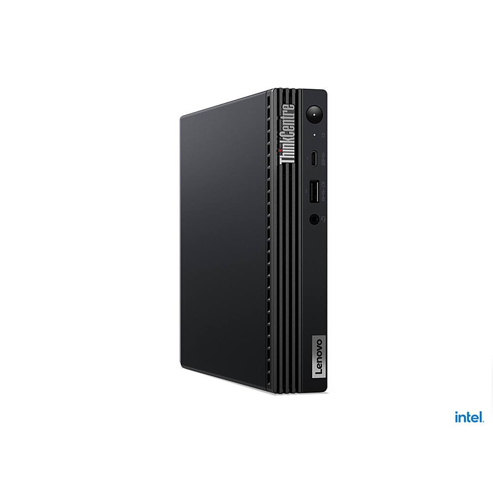 Left. Lenovo - ThinkCentre M70q Gen 2 Desktop - Intel Core i5 - 8GB Memory - 256GB SSD - Black.