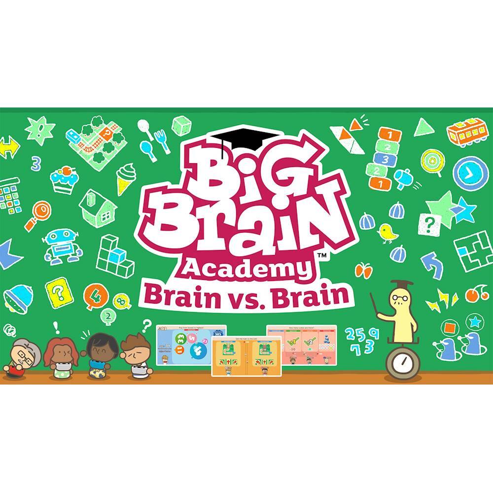 Front. Nintendo - Big Brain Academy: Brain vs. Brain. - E (Everyone)