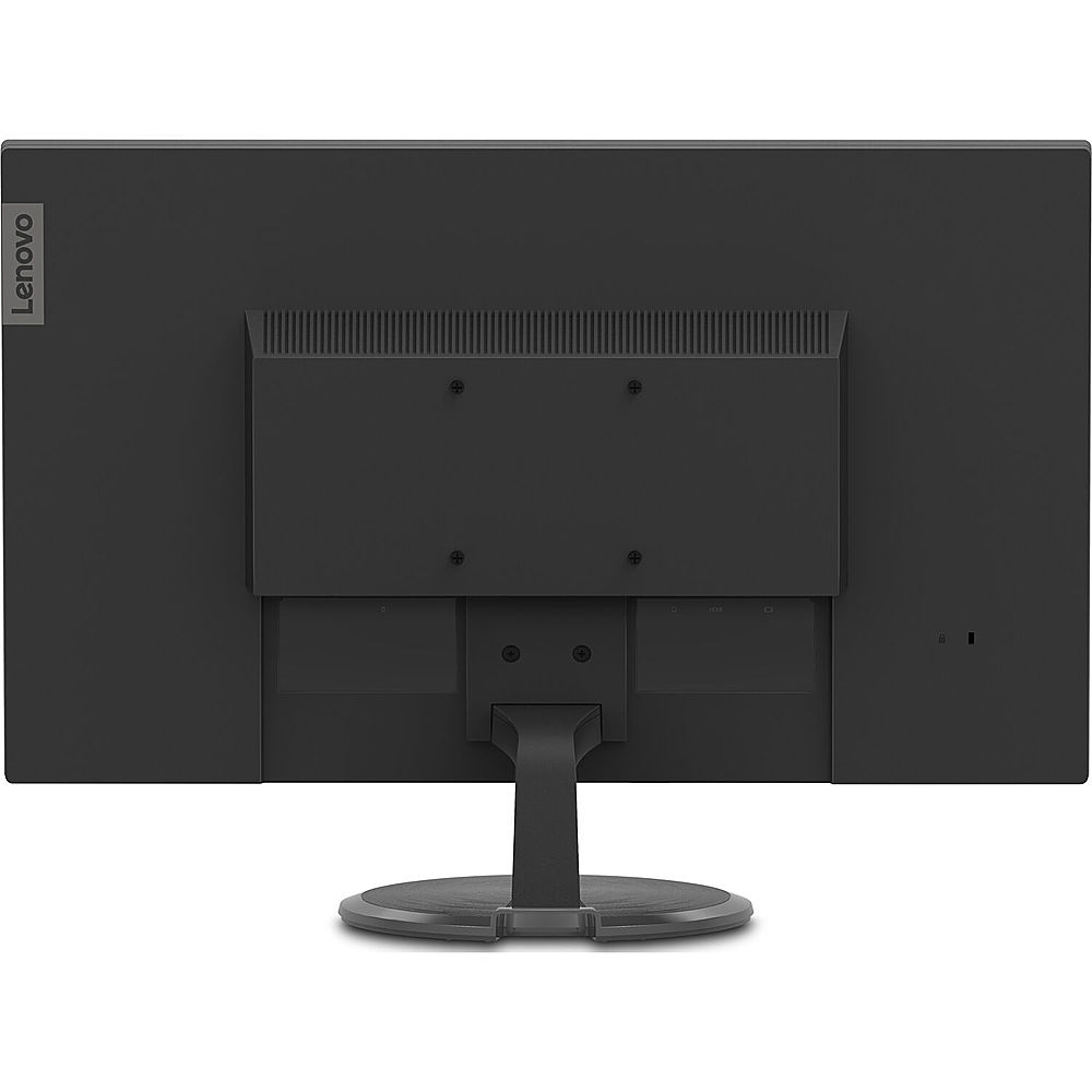 Back View: Lenovo - C27-30 27" LED Monitor (HDMI, VGA) - Black