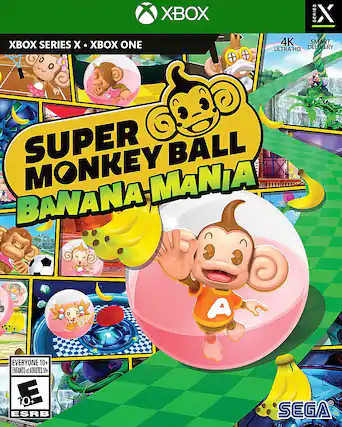 Front. SEGA - Super Monkey Ball Banana Mania. - E10+ (Everyone 10+)