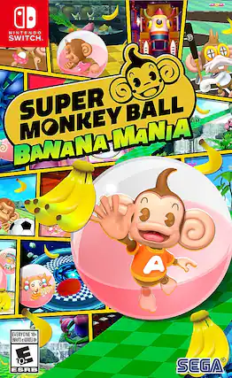 Front. SEGA - Super Monkey Ball Banana Mania. - E10+ (Everyone 10+)