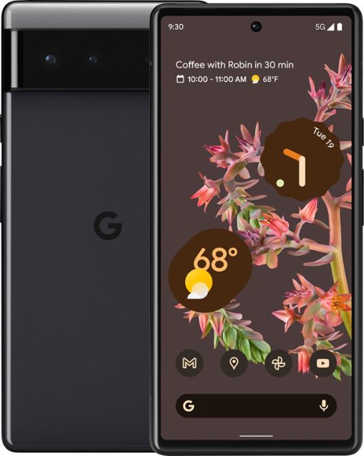 スマートフォン/携帯電話 スマートフォン本体 Google Pixel 6 128GB Stormy Black (AT&T) G9S9B - Best Buy