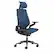 Angle. Steelcase - Gesture Wrapped Back Office/Gaming Chair with Headrest - Cobalt.