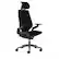 Angle. Steelcase - Gesture Wrapped Back Office Chair with Headrest - Onyx.