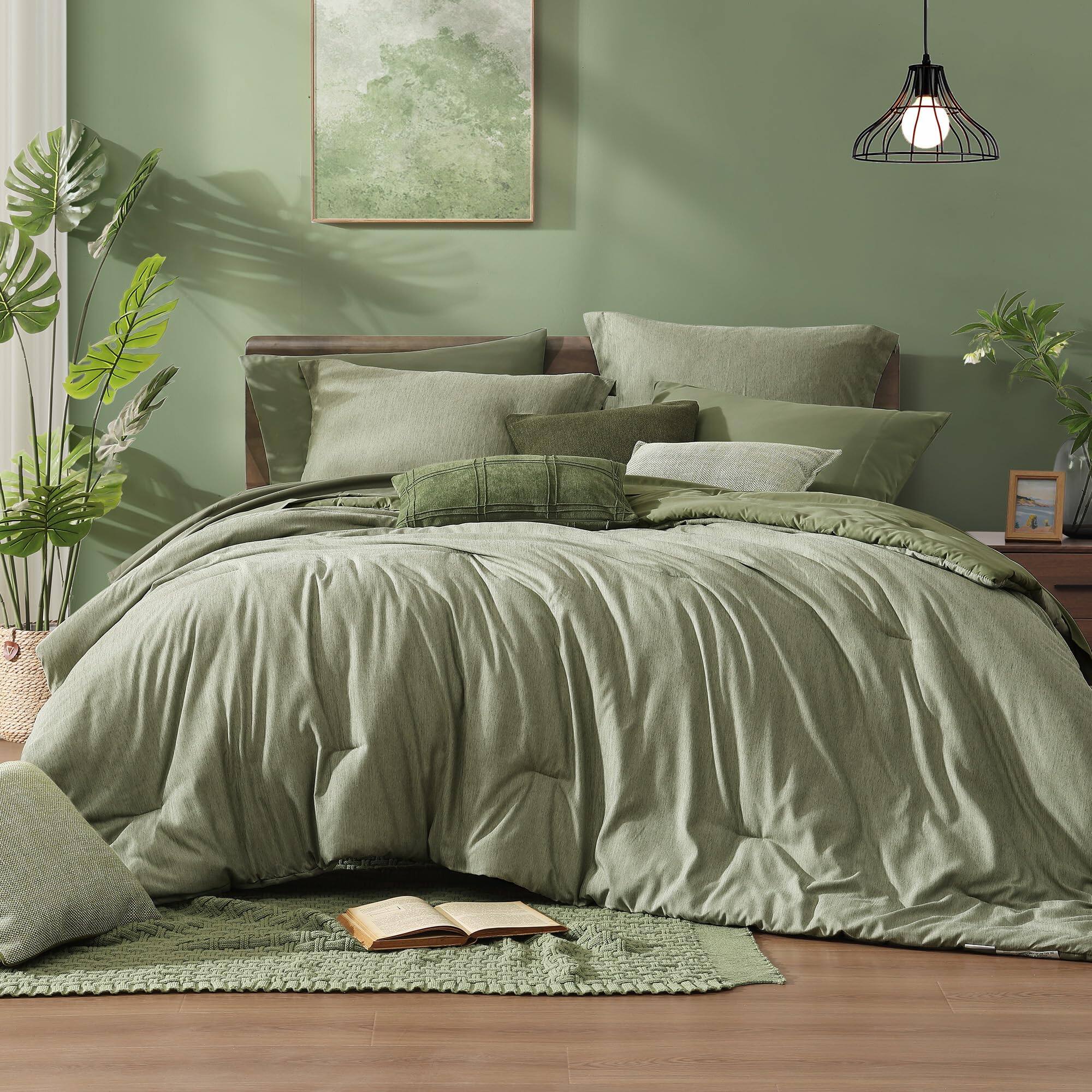 Sage Green 5Piece-Twin XL(66”X90'')