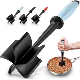 Zulay Kitchen - Hamburger Smasher & Meat Chopper for Ground Beef - Light Blue