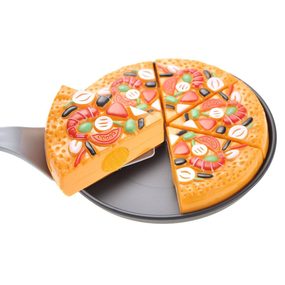 Back. JuzToys - Play Food Sets for Kids Kitchen, Kitchen Toys Pizza Pan, Spatula, Ice Cream, Watermelon, Pretend Play for Toddlers 3-5 - Multi.