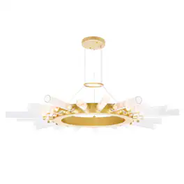 CWI Lighting - Collar 21 Light Chandelier With Finish - Satin Gold