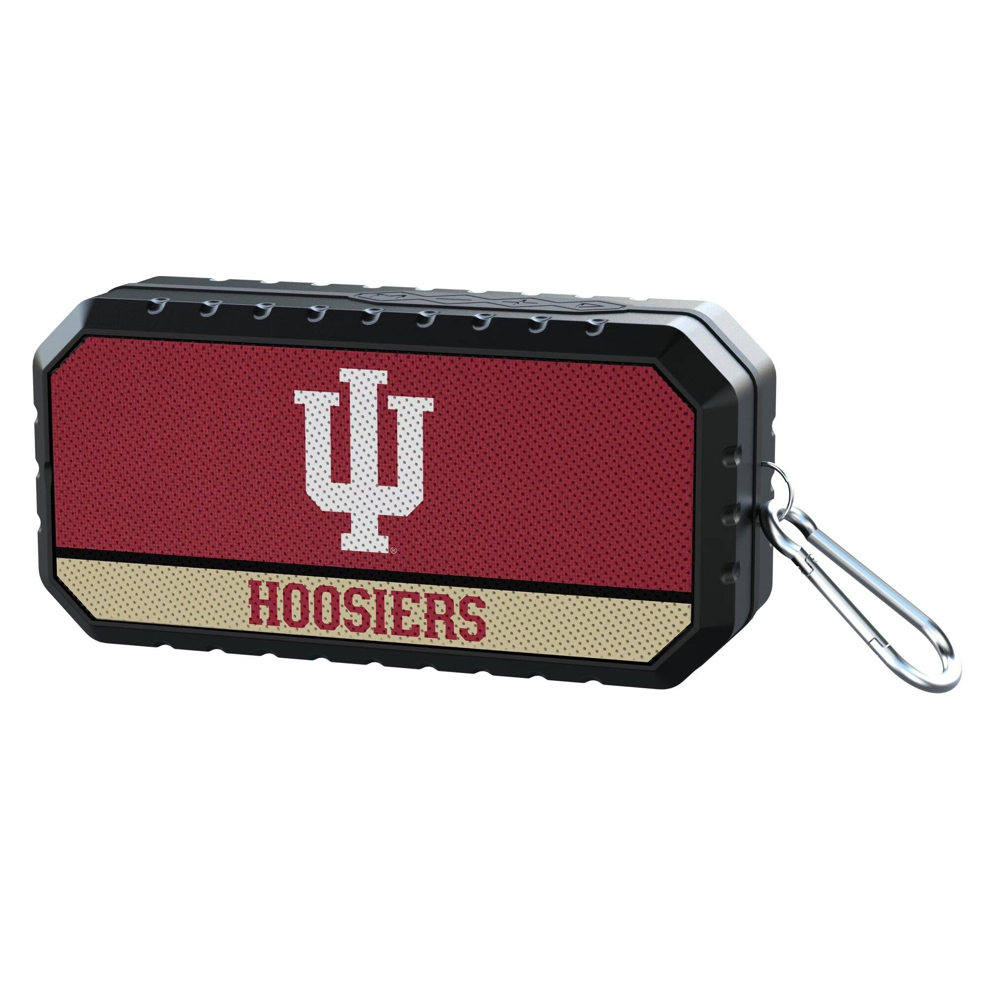 Alt View 1. Keyscaper - Indiana Hoosiers End Zone Water Resistant Bluetooth Speaker - Multicolor.