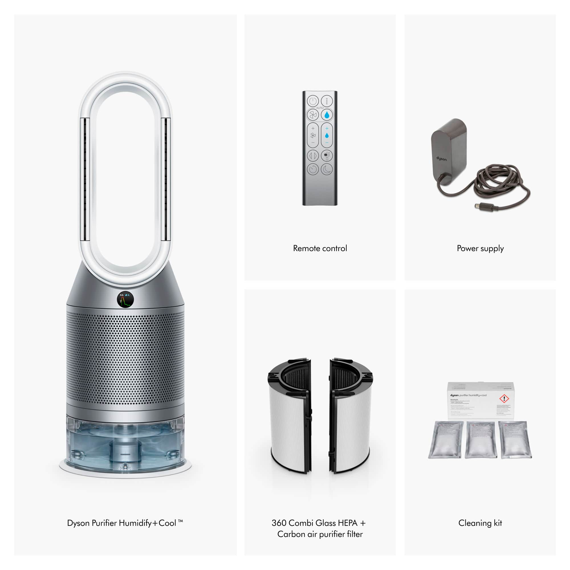 Dyson – Purifier Humidify + Cool PH03 – White/Silver Sansujyuku sansujyuku.com