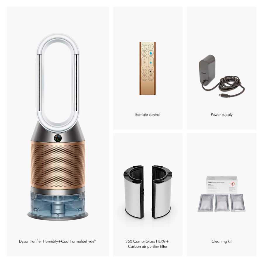 Dyson Purifier Humidify + Cool Formaldehyde PH04 White/Gold Dyson Purifier Humidify + Cool Formaldehyde PH04 White/Gold