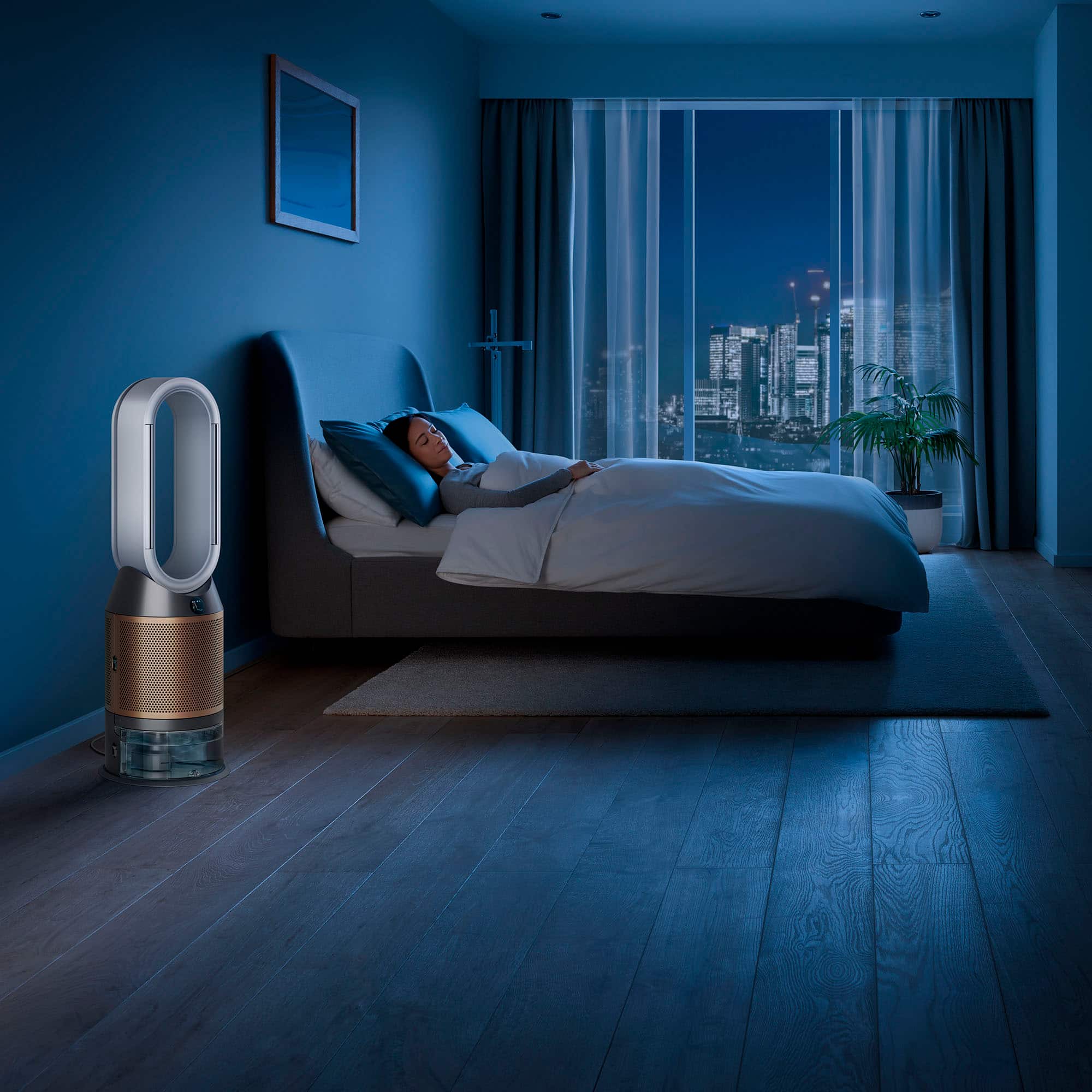 Alt View 13. Dyson - Purifier Humidify + Cool Formaldehyde - PH04 - White/Gold.