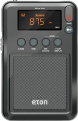 Eton Elite Mini AM/FM/ShortWave Radio - Gray - Front_Zoom