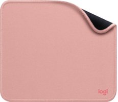Logitech - Mouse Pad Studio Series with Spill-Resistant Surface (Medium) - Darker Rose - Front_Zoom