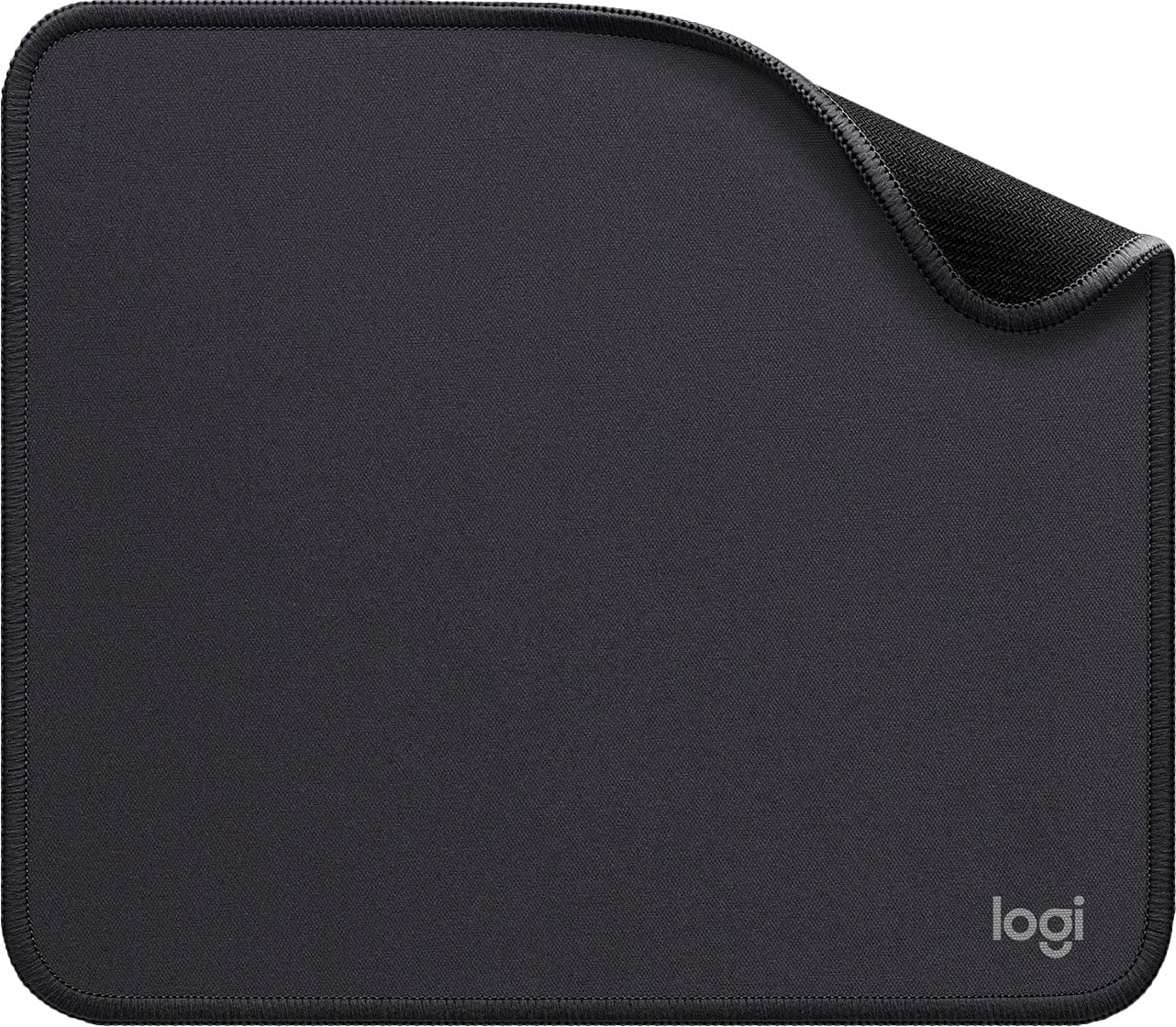 Front. Logitech - Mouse Pad Studio Series with Spill-Resistant Surface (Medium) - Graphite.