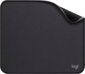Logitech - Mouse Pad Studio Series with Spill-Resistant Surface (Medium) - Graphite - Front_Zoom