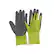 Alt View Zoom 12. Snow Joe - All-Purpose Tactile Nitrile-Palm Garden Gloves, One Size Fits Most, Set of 3 - Green.